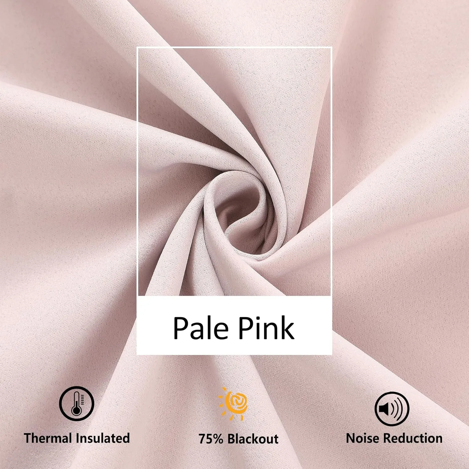 Pom Pom Curtains for Bedroom Pink Girls Room Blackout Window Drapes 63" Energy Efficient Thermal Insulated Living Room Darkening Curtain Panels 2pcs