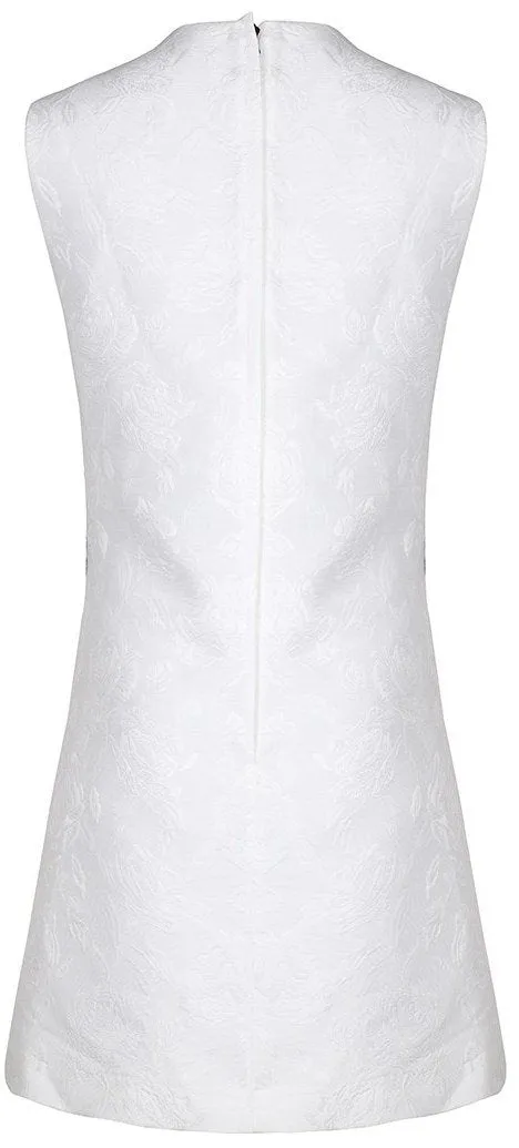 Pom Pom Embellished Mini Dress