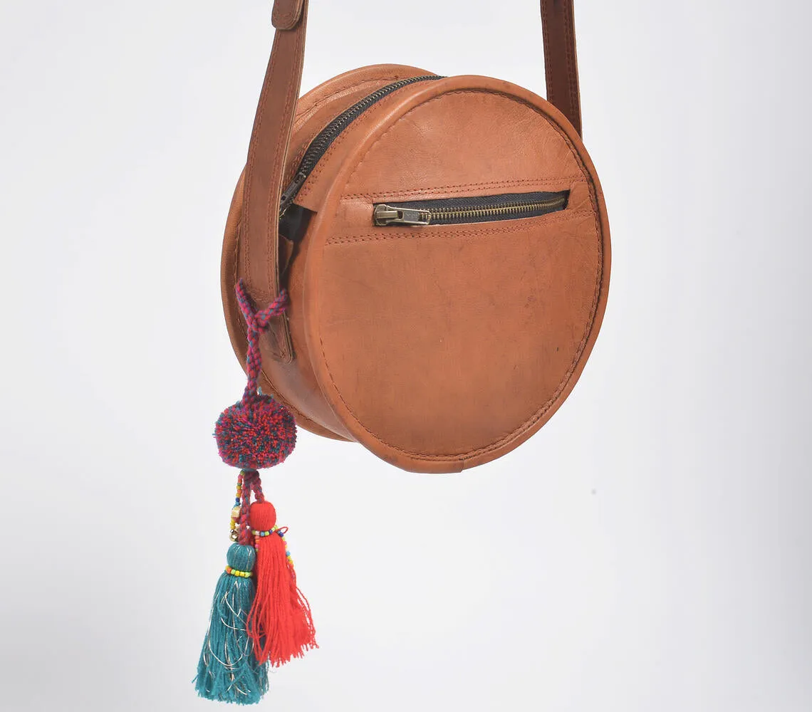 Pom-pom Tasseled Bag Tie