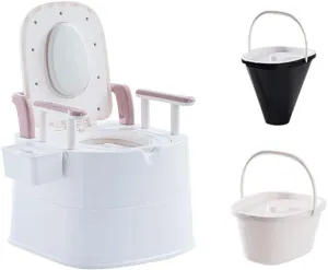Portable Toilet Family Mobile Toilets,Portable Adult Squatting Stool,Lightweight and l Camping Toilet (Color : Gray, Size : Style 1) (Style 4)