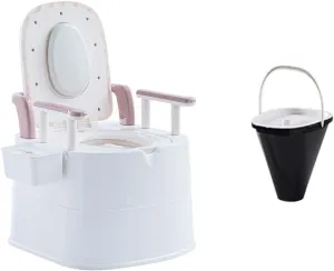Portable Toilet Family Mobile Toilets,Portable Adult Squatting Stool,Lightweight and l Camping Toilet (Color :, Size : Style 2) (Style 2)