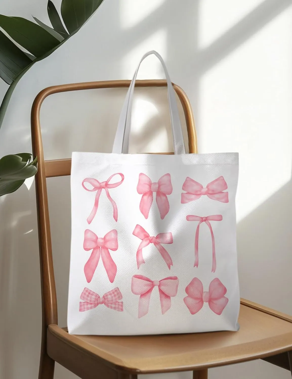 Preppy Tote Bag, Coquette Tote Bag, Preppy Stuff, Reusable Grocery Bags Shopping Bags