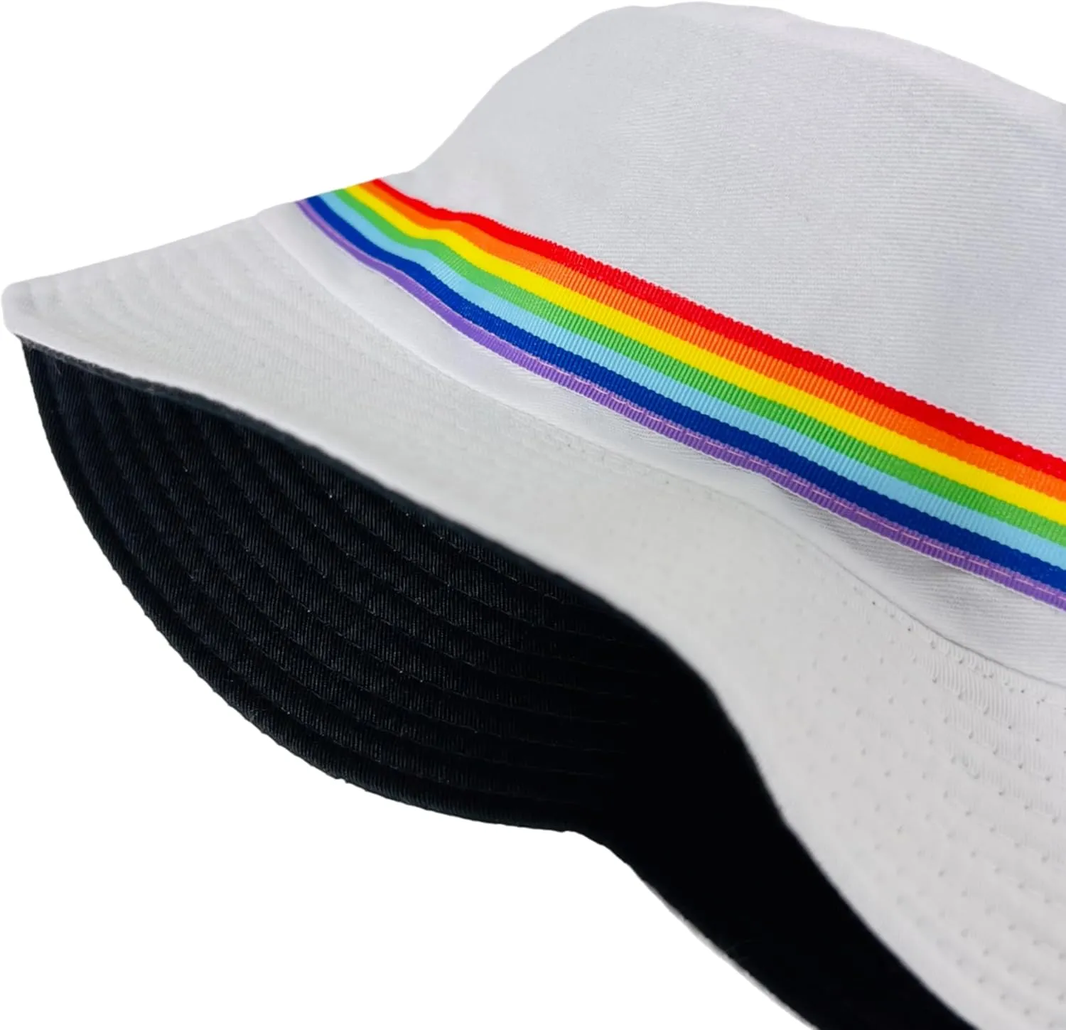 Pride Unisex Bucket Hat Reversible Double-Side-Wear Packable for Travel, Outdoors, and Beach