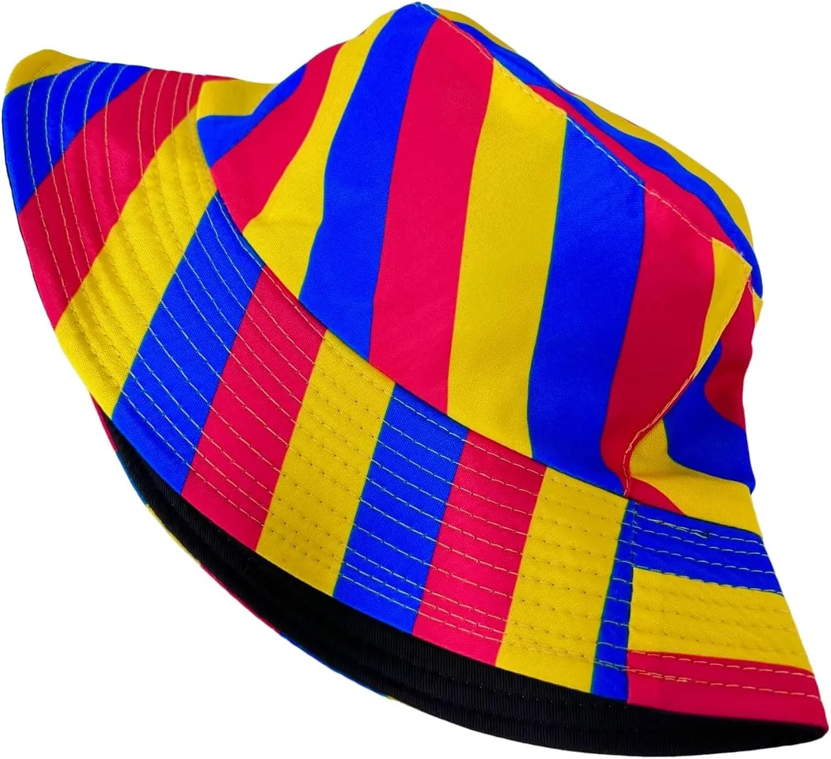 Pride Unisex Bucket Hat Reversible Double-Side-Wear Packable for Travel, Outdoors, and Beach