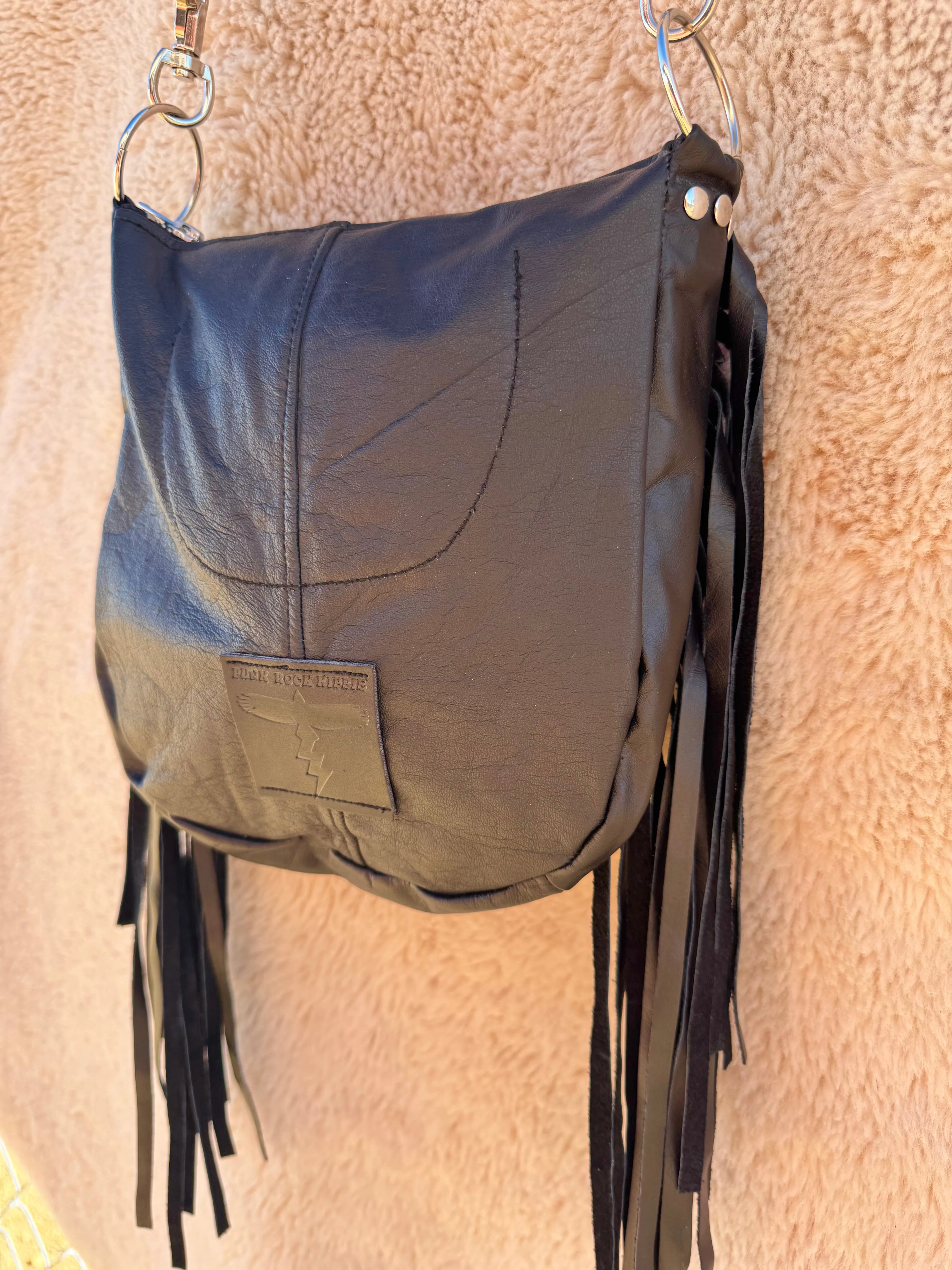 Purple Yin Yang Rider Handbag