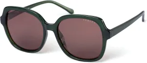 RADLEY London 6505 Polarized 70's Style Round Oversized Sunglasses, 57 mm, UV400 Protection