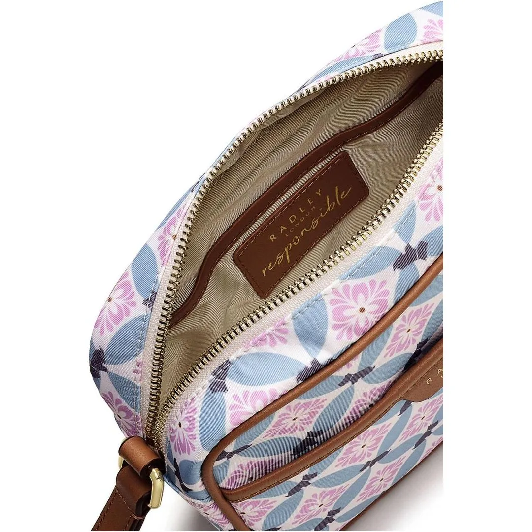Radley Willow Walk Spring Geo Small Ziptop Crossbody Bag - Chalk