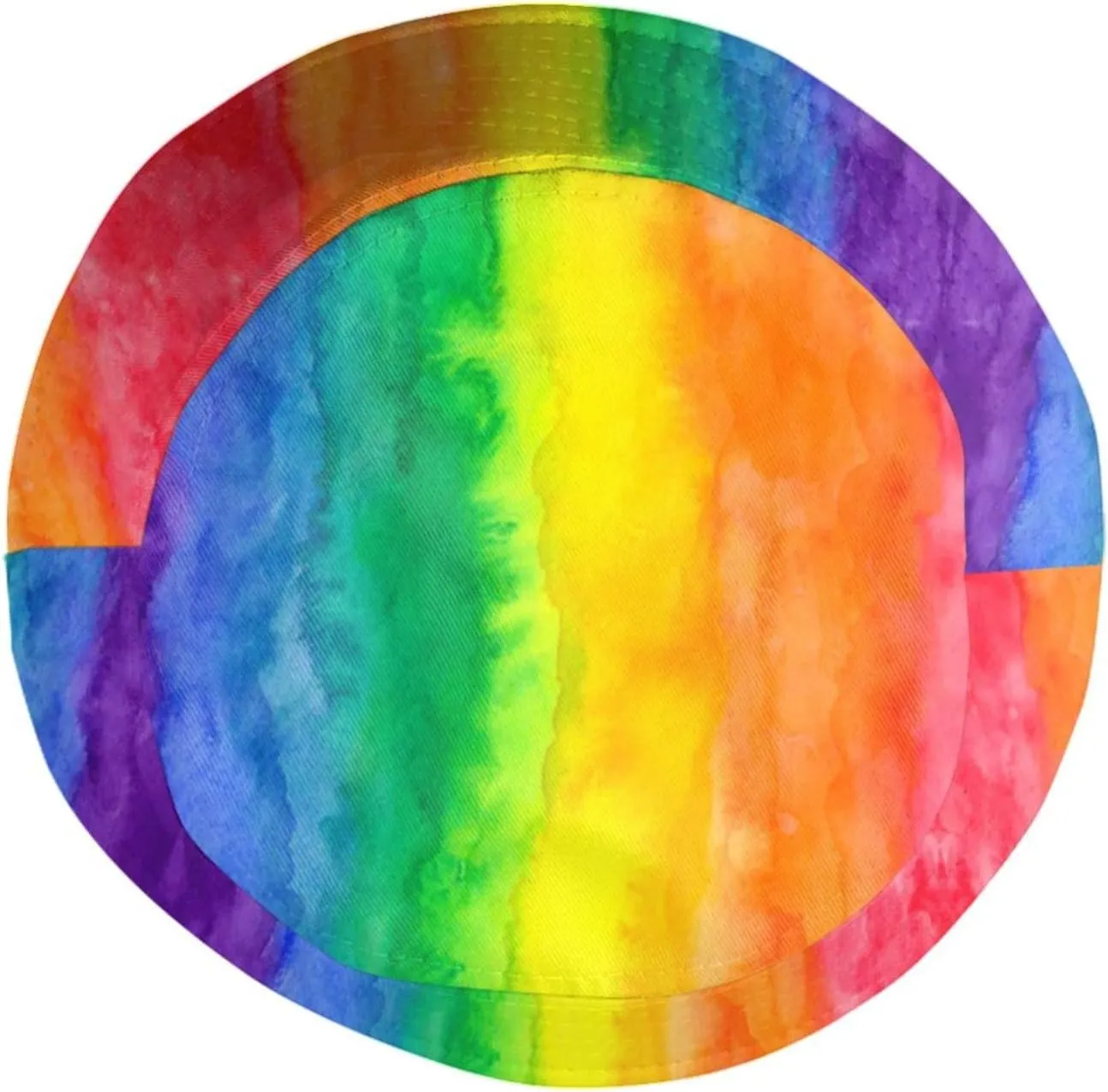 Rainbow LGBT Bucket Hats Fashion Gay Pride Sun Cap Packable Outdoor Fisherman Hat for Women Men
