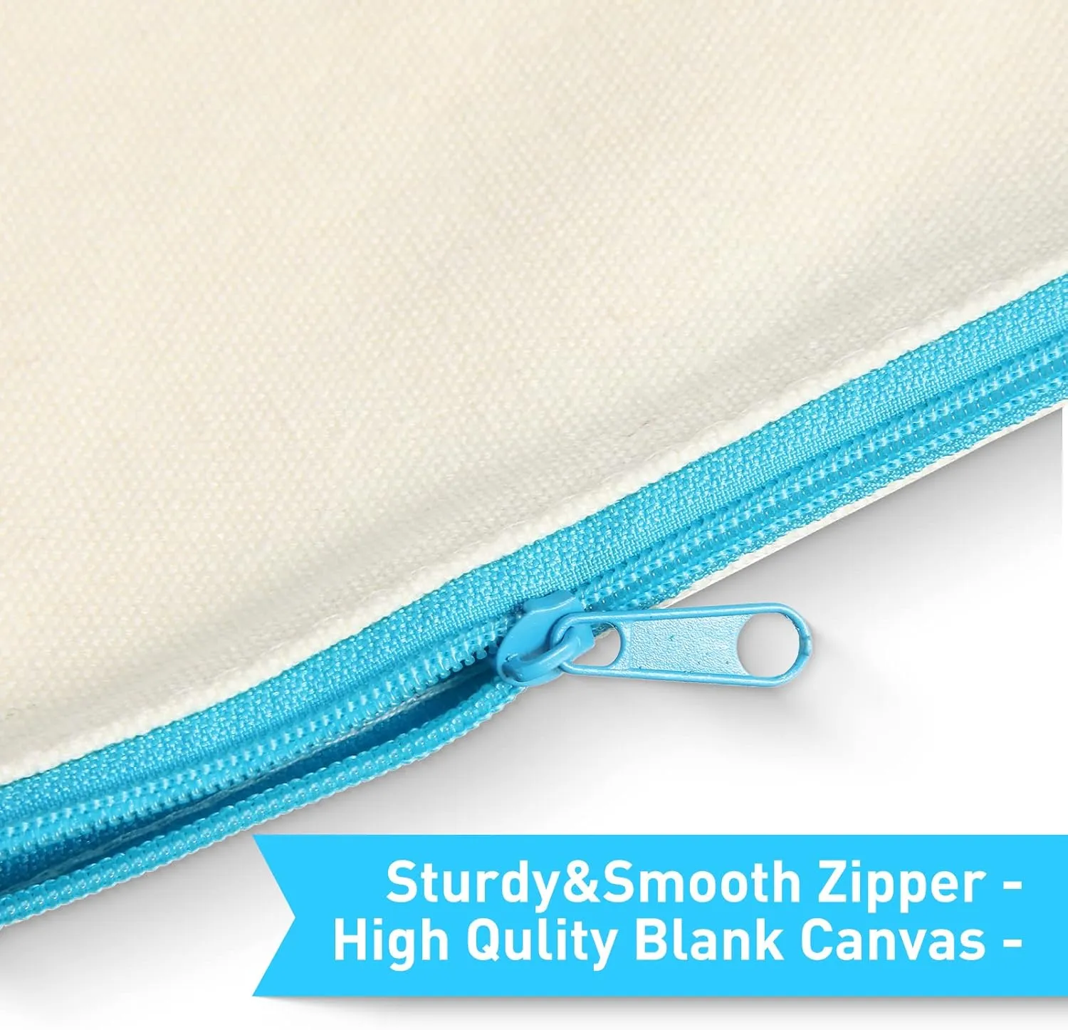 Reginary 80 Pack Canvas Zipper Makeup Bags Bulk Pencil Pouches Blank DIY Craft Canvas Cosmetic Bag Pouch with Zipper for Makeup Cosmetic Toiletry Stationary Storage(Natural and Colorful Zippers)