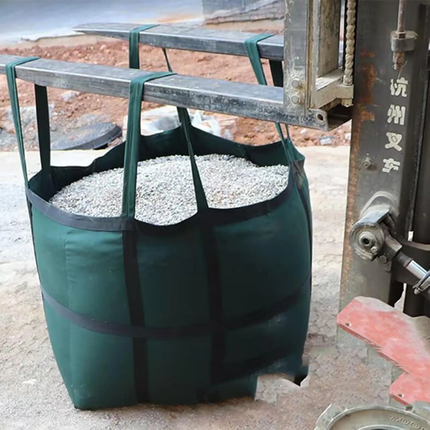 Reusable Lift Bag Durable Sling Lifting Bag Weaving Sail Bag Anti-Tear Strong Load Bearing Bag(Green)