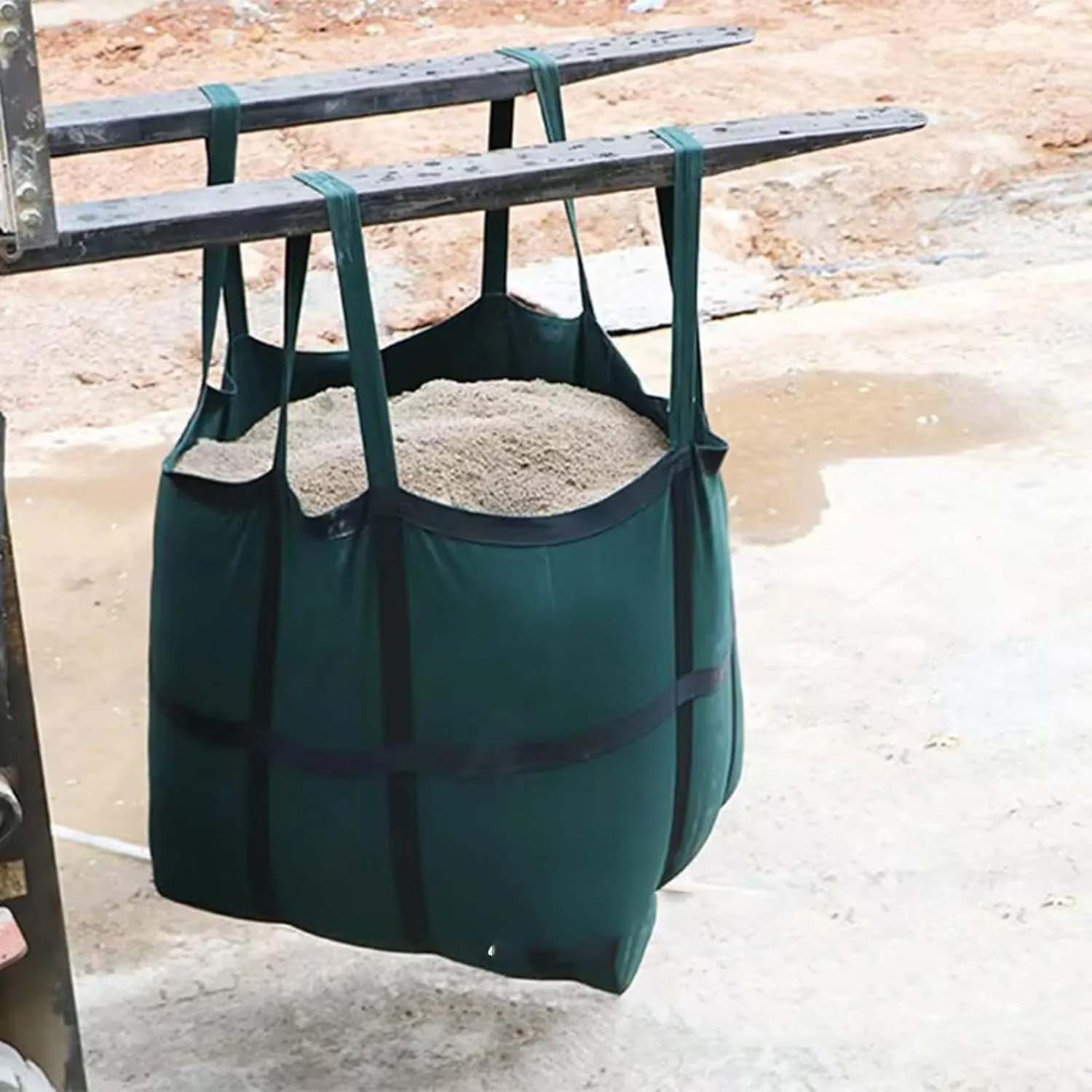 Reusable Lift Bag Durable Sling Lifting Bag Weaving Sail Bag Anti-Tear Strong Load Bearing Bag(Green)