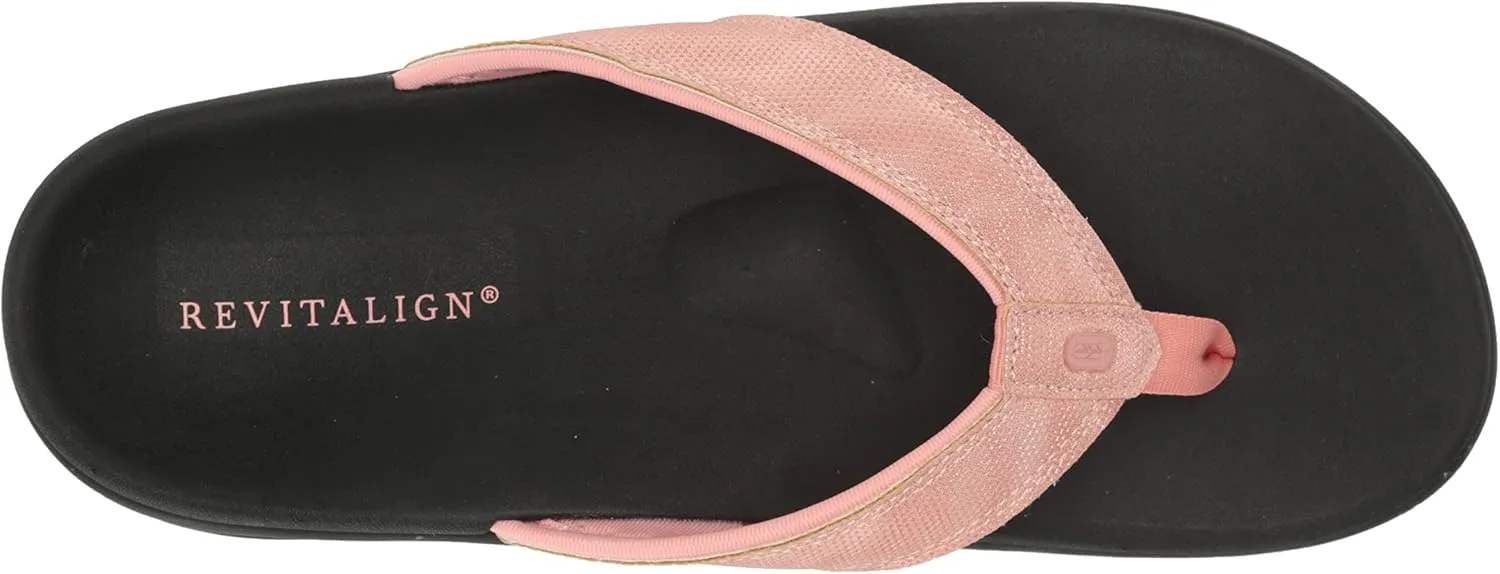 REVITALIGN Women's Yumi Metallic Orthotic Sandal