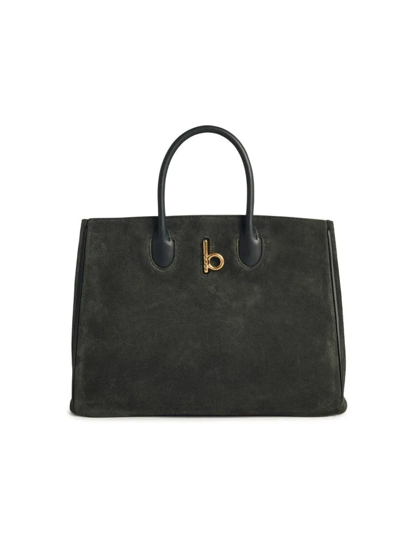 'Rocking Horse' Green Suede Bag