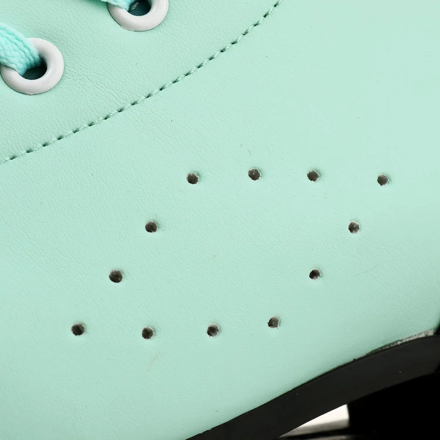 Roller Skates for Women and Men Cowhide High-Top Shoes Classic Double-Row Roller Skate Four-Wheel Roller Skates for Men Girls Unisex