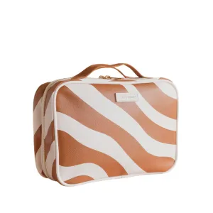 Rust Swirl Cosmetic Bag