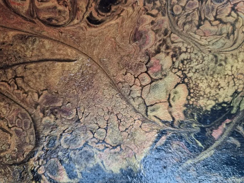 Rusty Earth - set of 3 unique design paintings