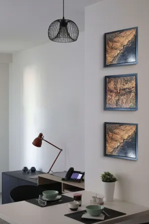 Rusty Earth - set of 3 unique design paintings
