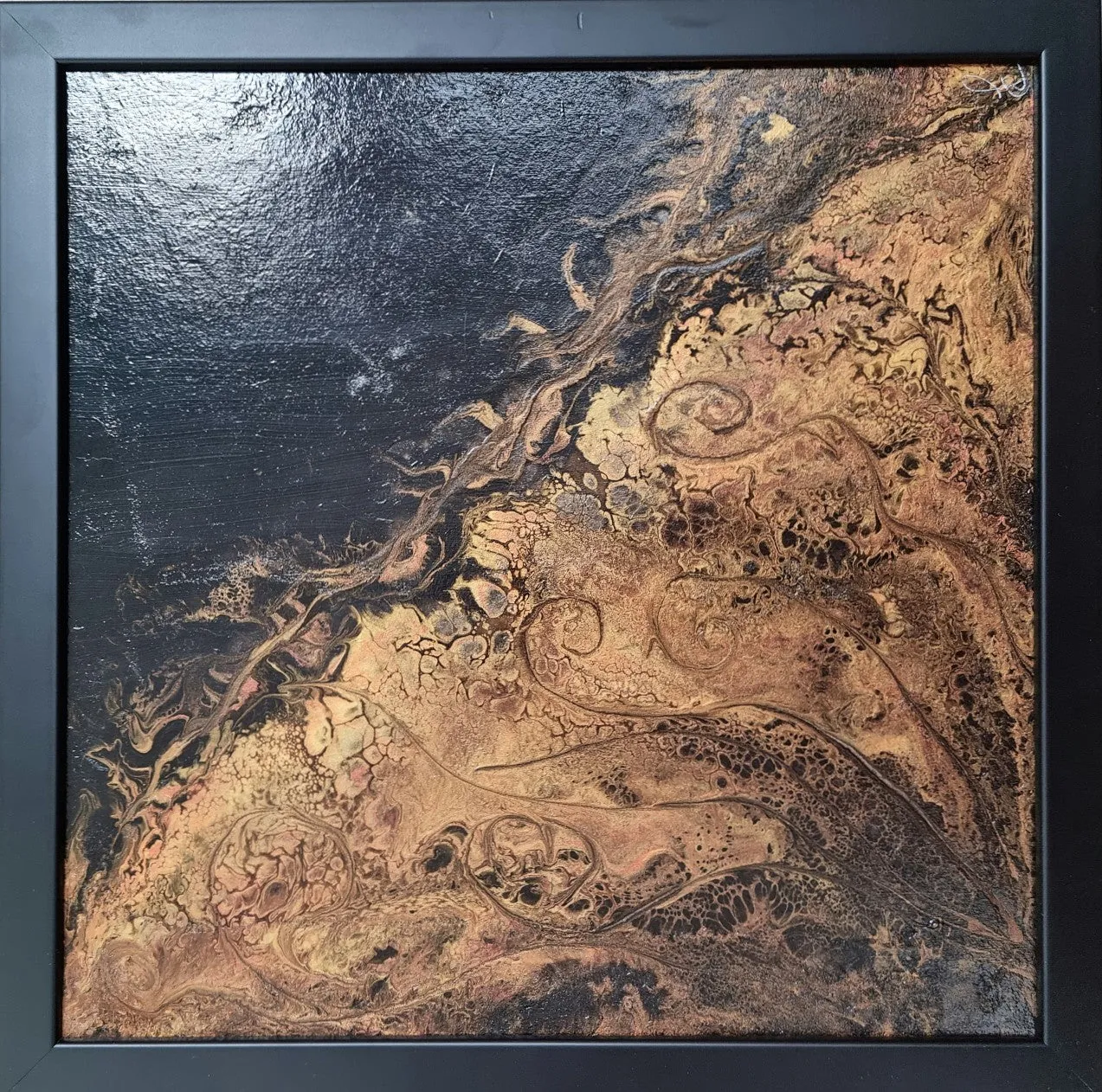 Rusty Earth - set of 3 unique design paintings
