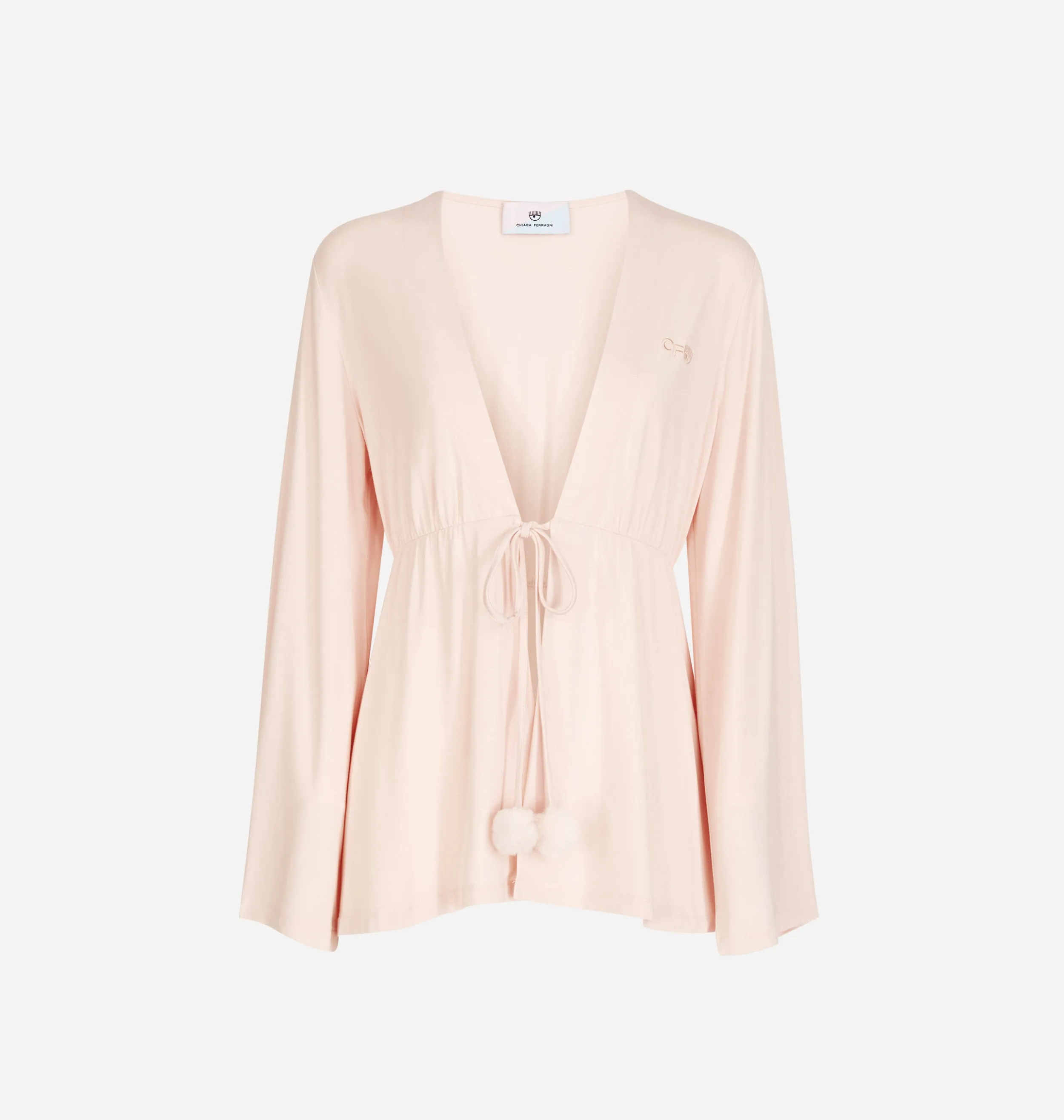 SATIN POM-PON PYJAMAS