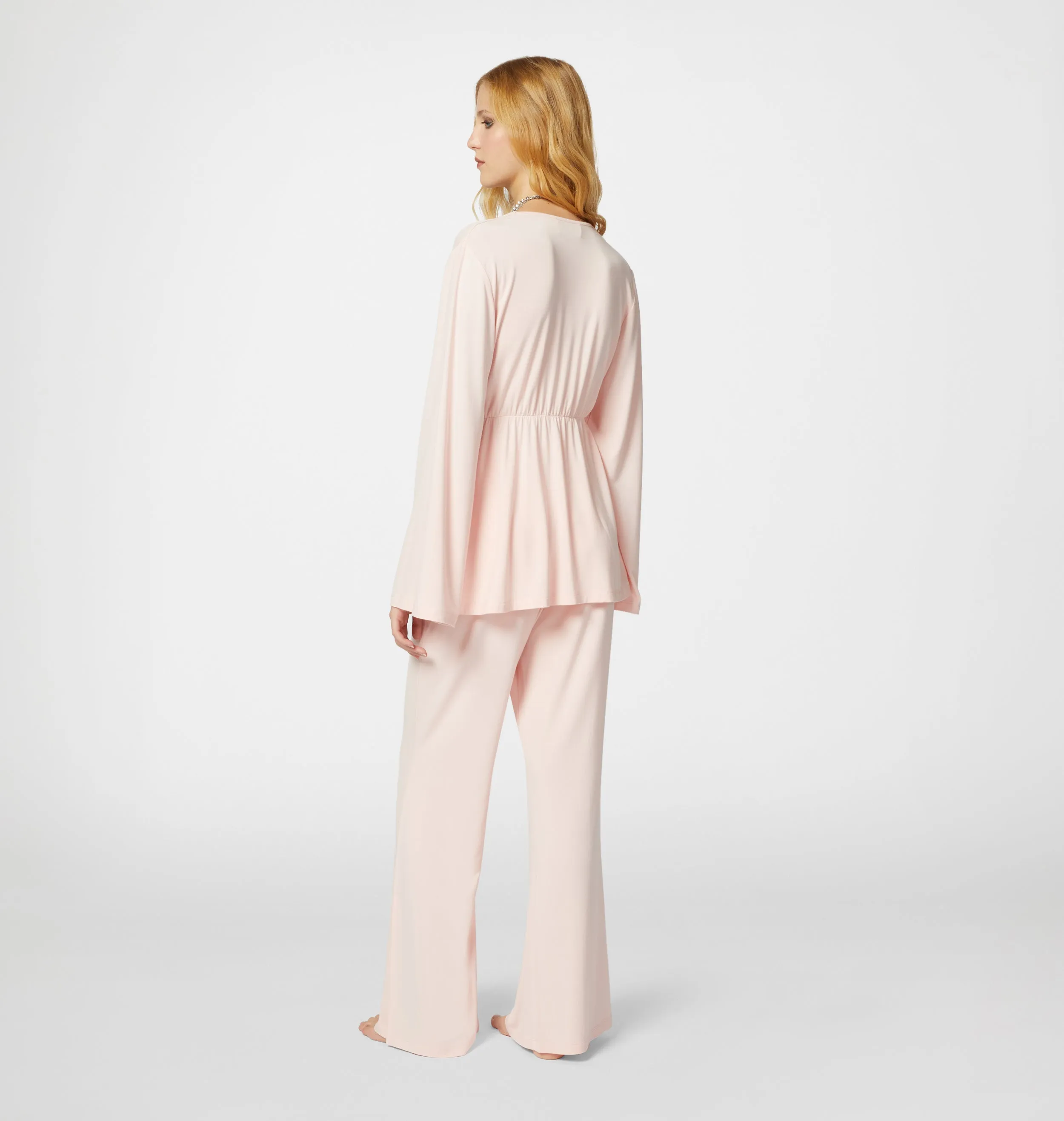 SATIN POM-PON PYJAMAS