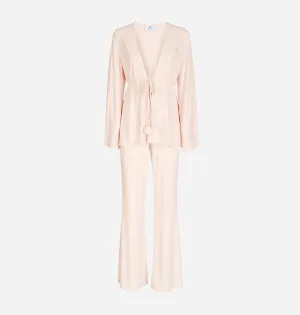 SATIN POM-PON PYJAMAS