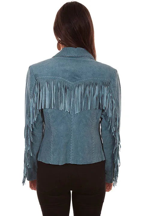 Scully Denim Womens Suede Fringe Jacket **ONLINE ONLY** L1016