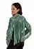 Scully Teal Lamb Suede Fringe Jacket