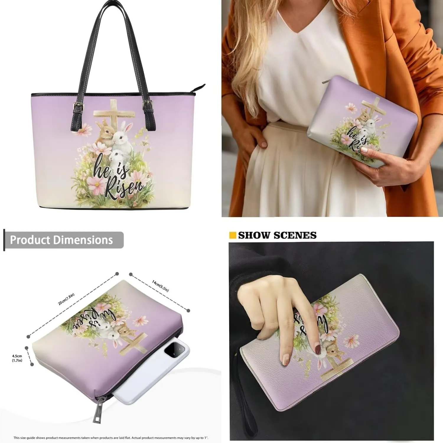 Shoulder Bags Set 3 Piece Bucket Bags Satchel Bags for Women Women's Wristlet Handbags Purses for Women