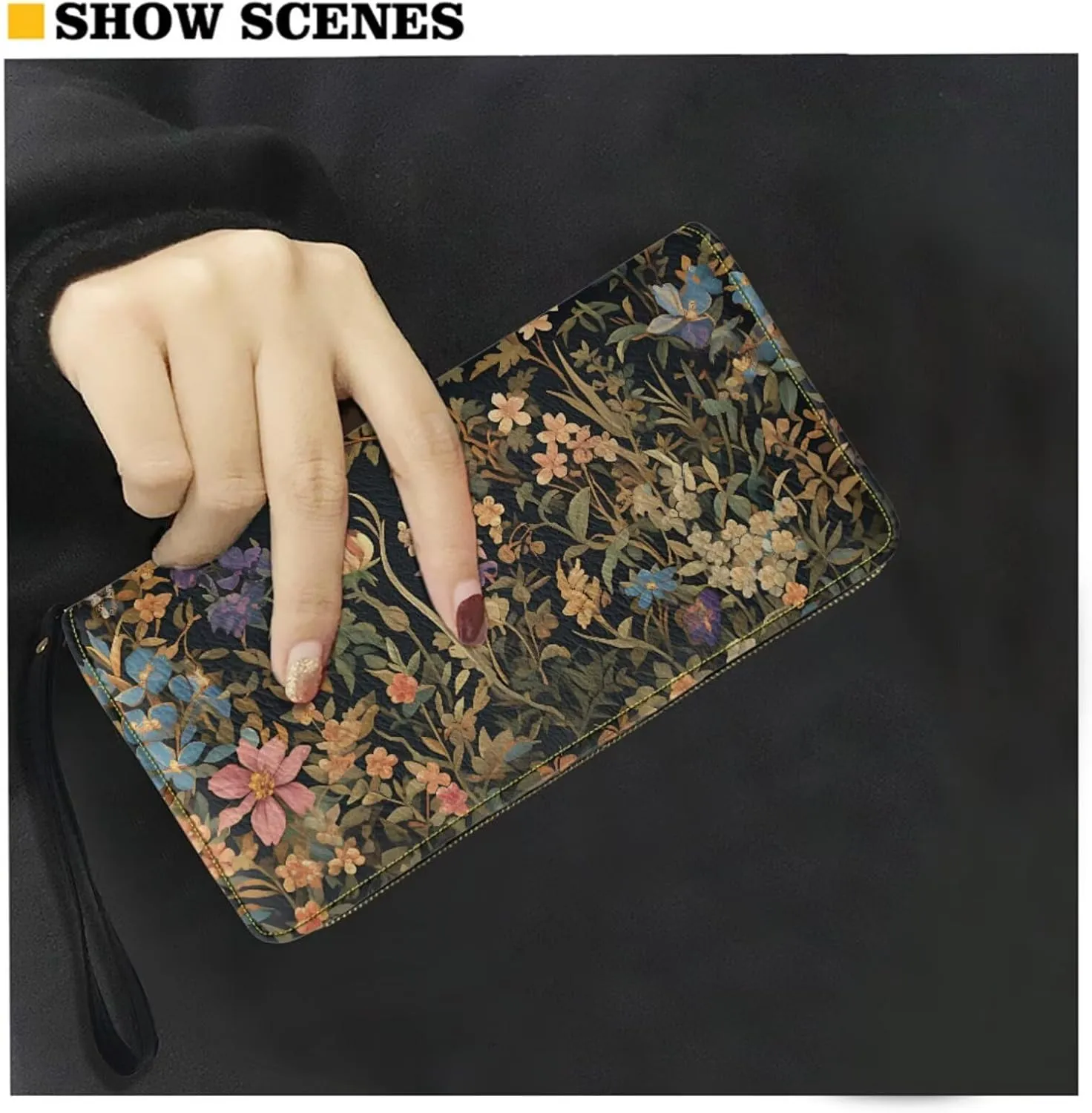 Shoulder Wallet 2Pcs, Leather Shoulder Bags with Belt Wallet Set of 2 Lightweight & Portable for Travel & Shopping