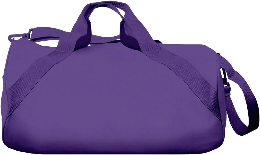 Silver Metallic Custom Dance Bag: Barrel Duffel Bag