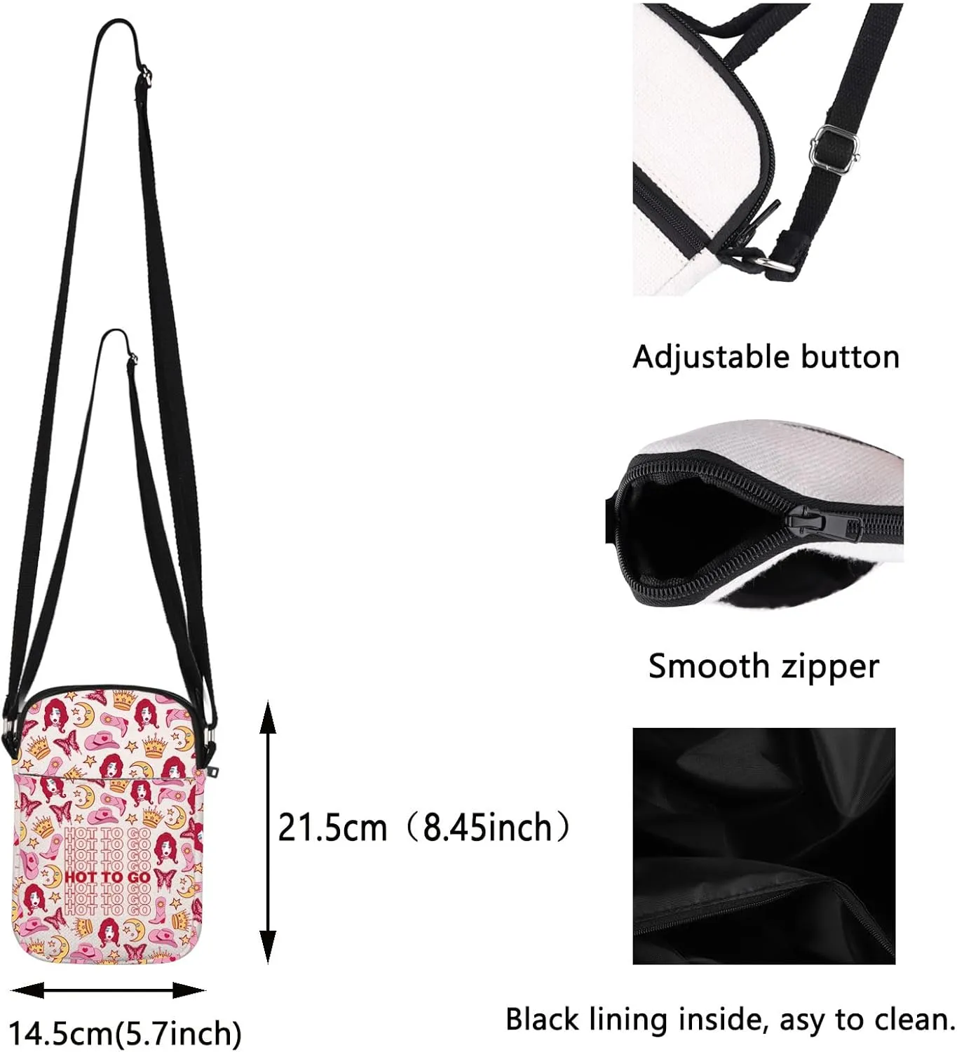 Singer’S Crossbody Bag Singer Album Inspired Gift Singer Hot T-go Merch Funny Gift Pride Tour 2024 Canvas Bag for Fans Gift