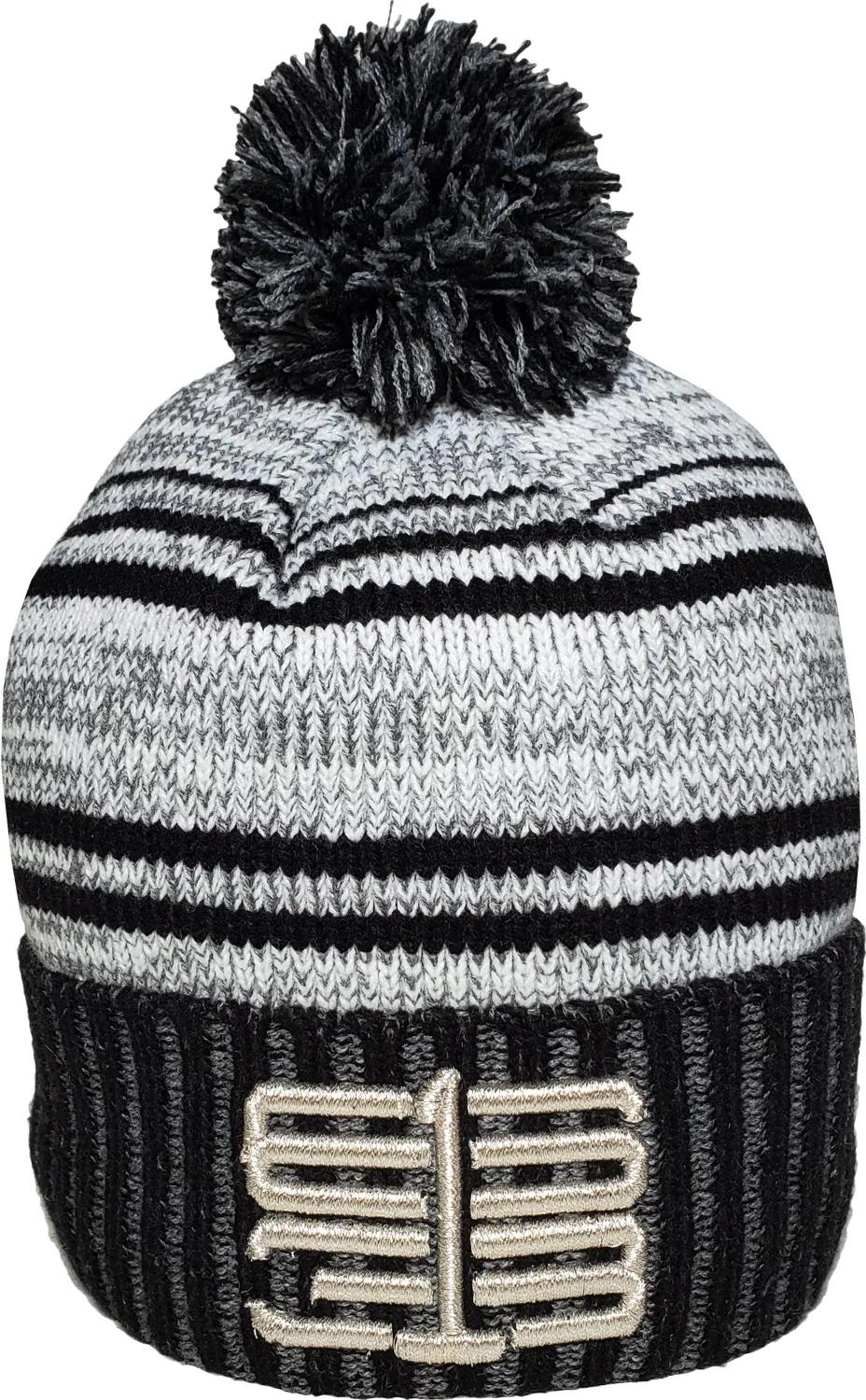 Six One 3 Interlok Fleece Lined Toque Grey Black Metallic Silver