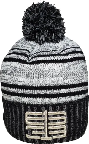 Six One 3 Interlok Fleece Lined Toque Grey Black Metallic Silver