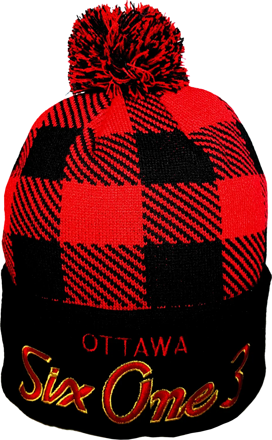 Six One 3 The Hill Plaid Pom Toque