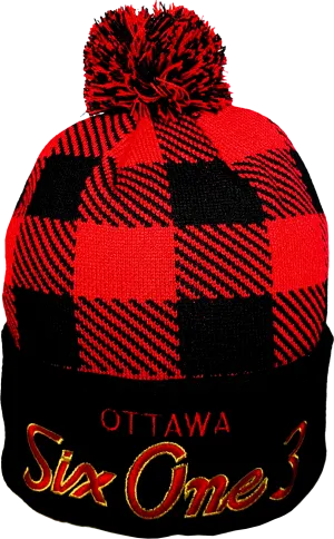 Six One 3 The Hill Plaid Pom Toque