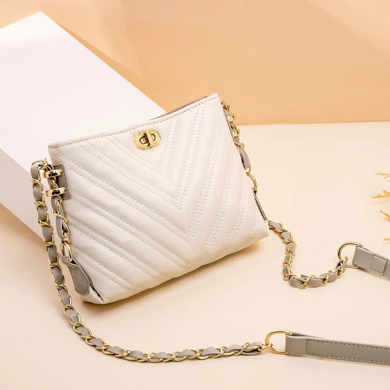 Small Crossbody Bags for Women Purses Fashion Leather Lightweight Handbags Shoulder Bag