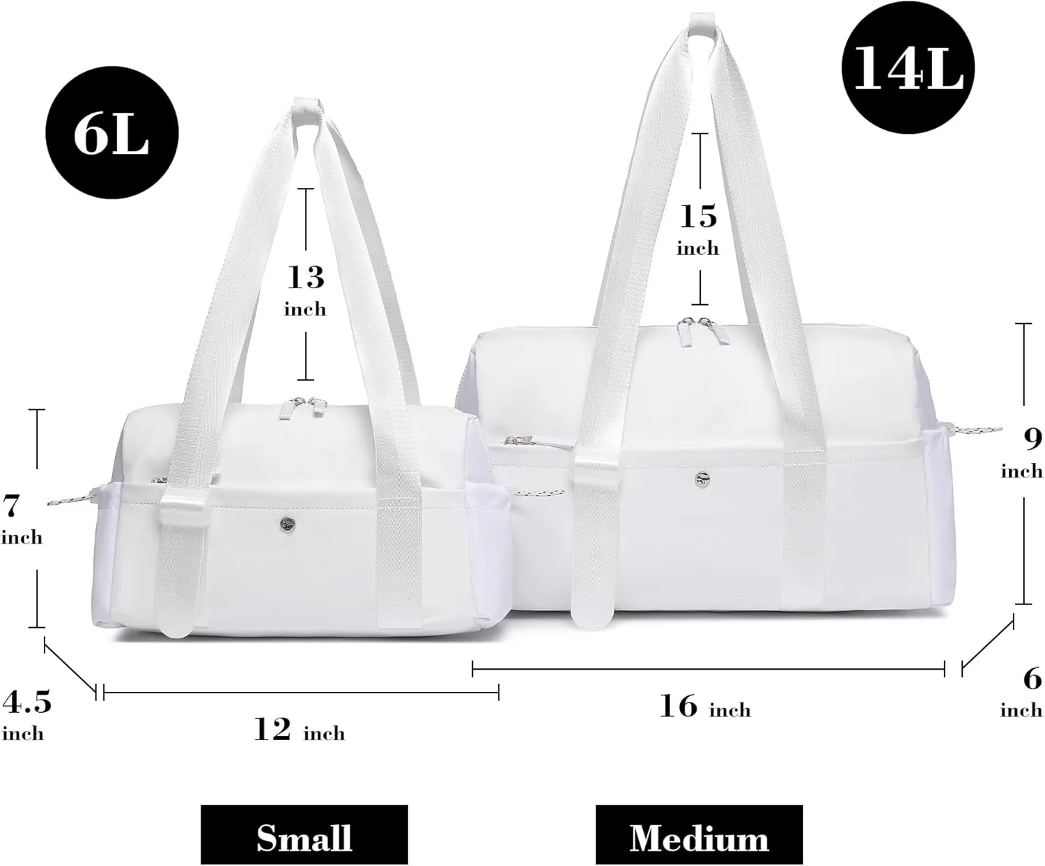 Small Gym Bag For Women Mini Gym Duffle Bag with Wet Compartment Waterproof Sports（Beige Small）