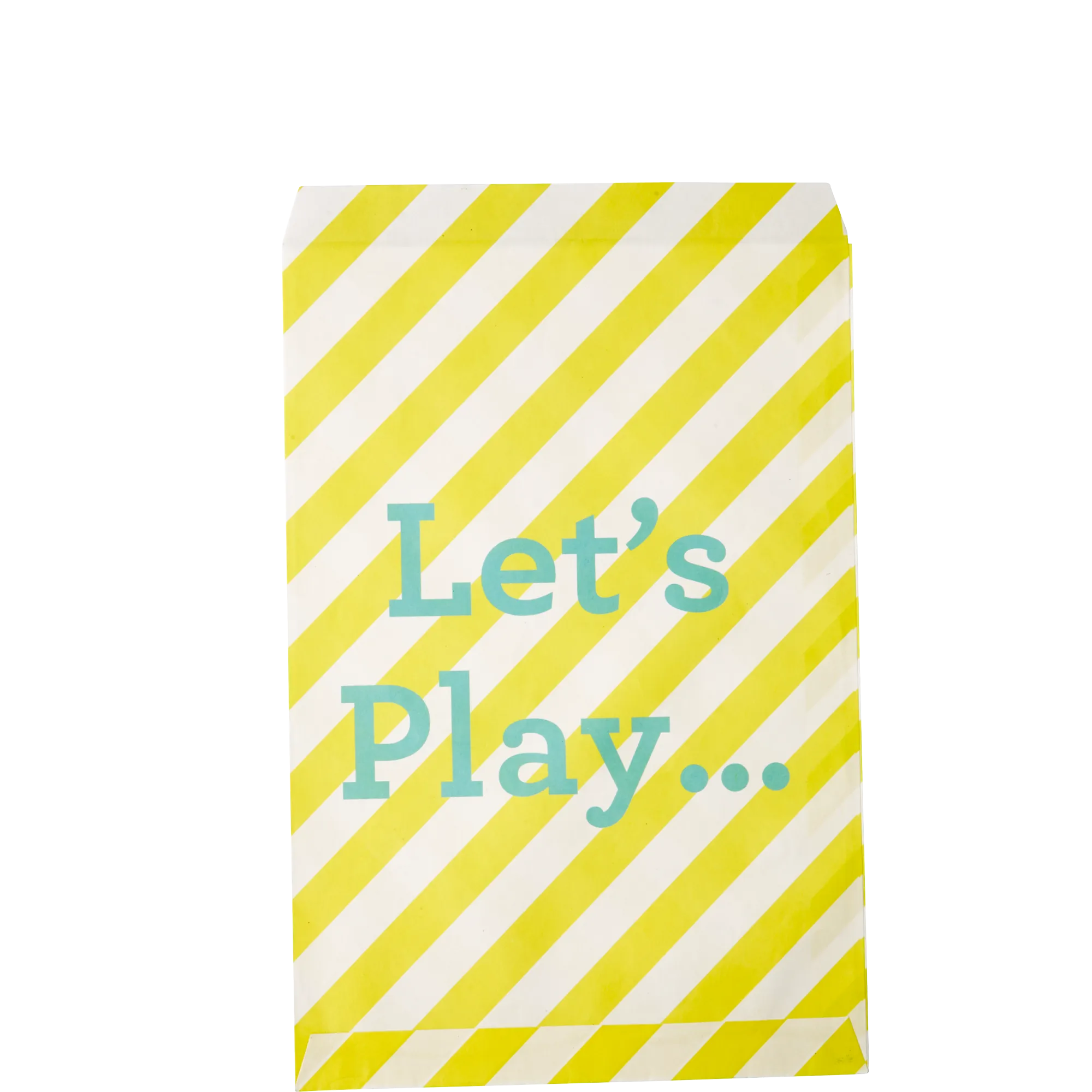 Small Paper Bag - Yellow - Let's Play Print