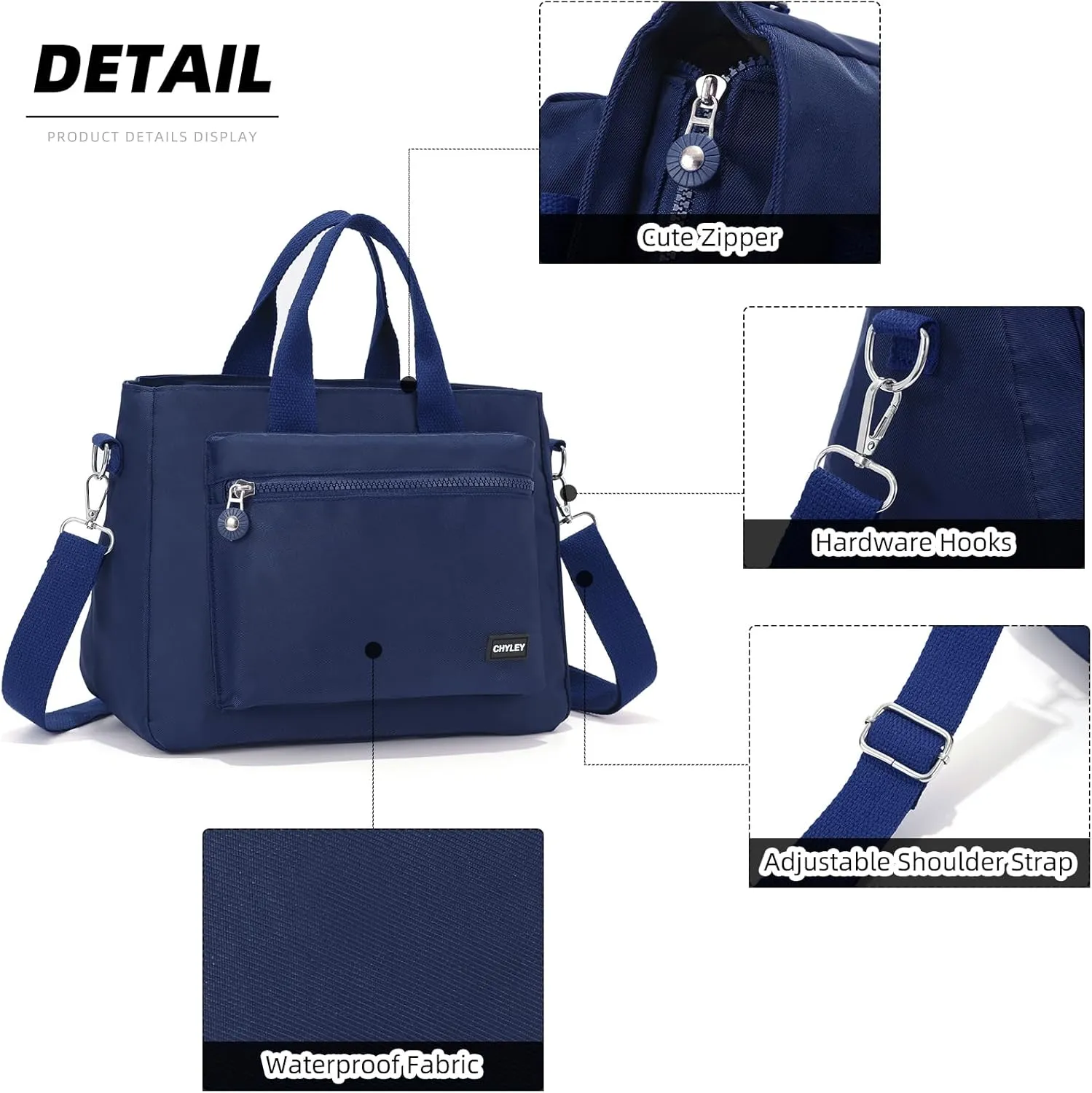 Small Tote Bag for Women,Canvas Crossbody Bags Shoulder Bag With Zipper,Satchel Purse Work Handbag