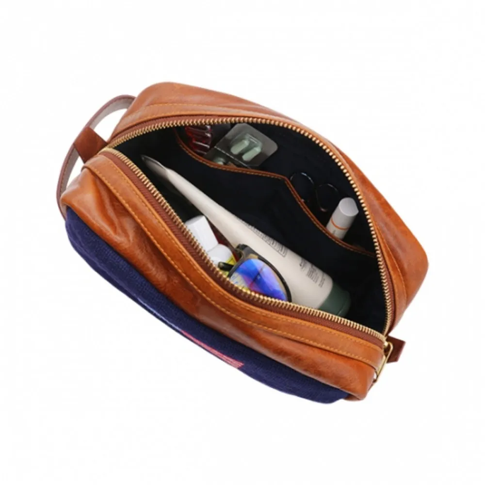 Smathers & Branson Day Sailor Needlepoint Toiletry Bag