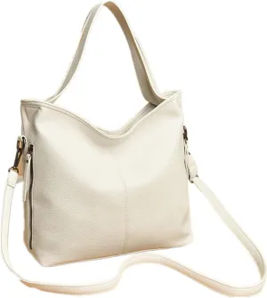 Soft Leather Handbags for Women Crossbody Purses Multi Pockets Messenger Bag Ladies Shoulder Vegan Fashion Leather Tote Bag
