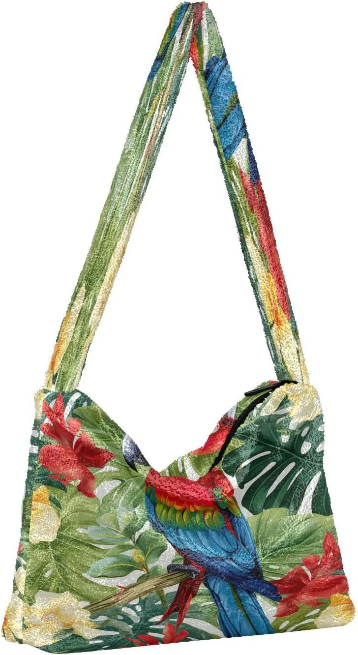 Starry Night with Sand and Moon Plush Tote Bag, Plush Hand Bag, Tote Bag Young Women