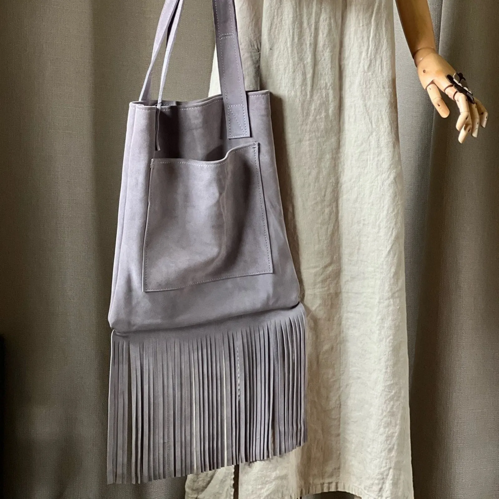 Suede Fring Bag
