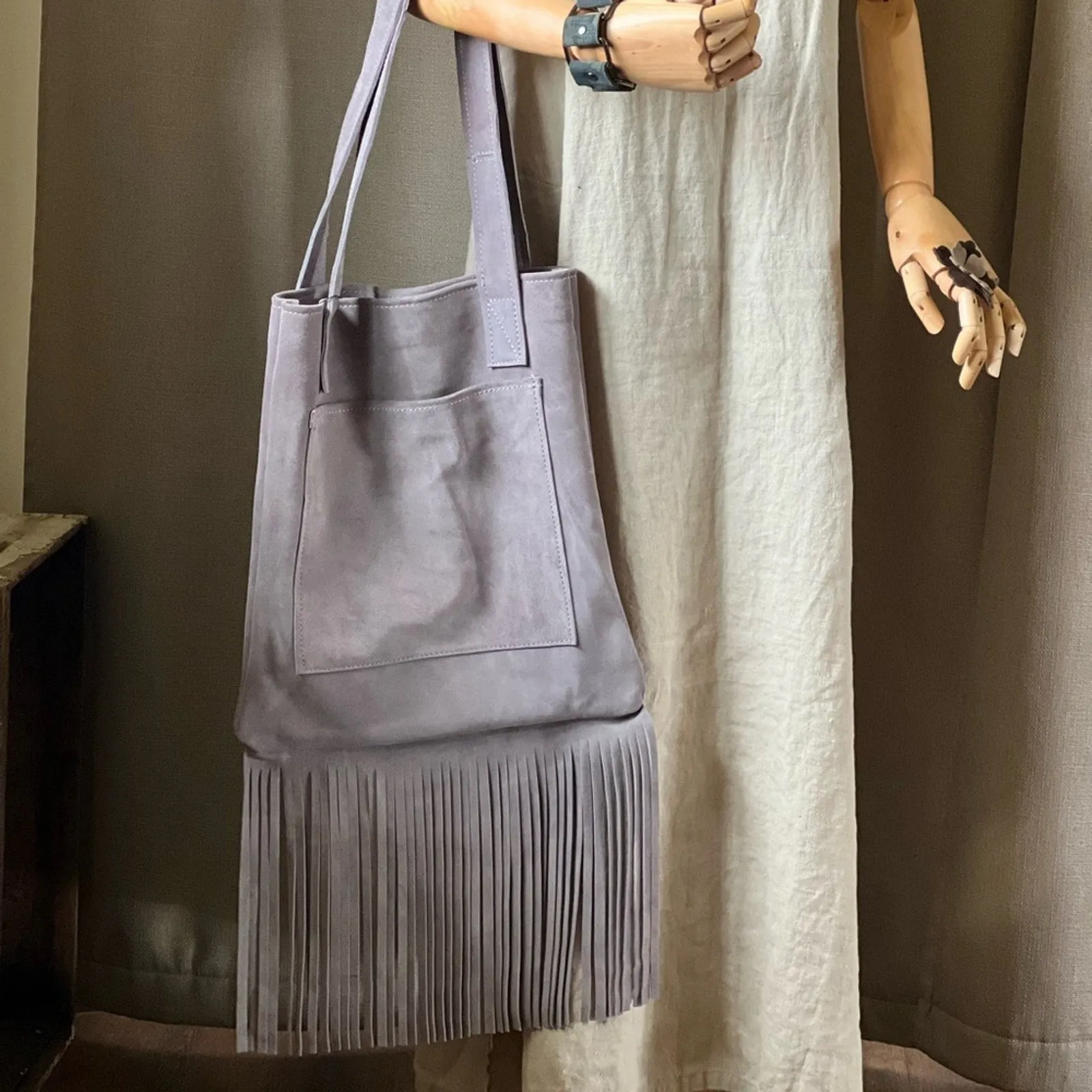 Suede Fring Bag