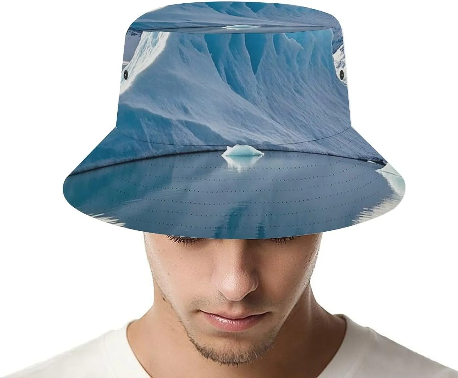 Sun Hats for Men Women Fishing Cap Classic Christmas Genie Sun Protection Bucket Hat for Fishing Beach Hiking