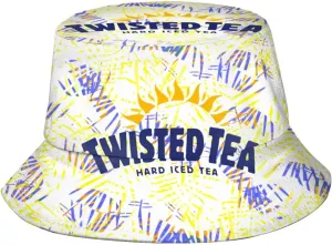 T-Wisted T-Ea Bucket Hat Packable Sun Hats Trendy Print Fisherman Cap Fashion Outdoor Cap for Women and Men