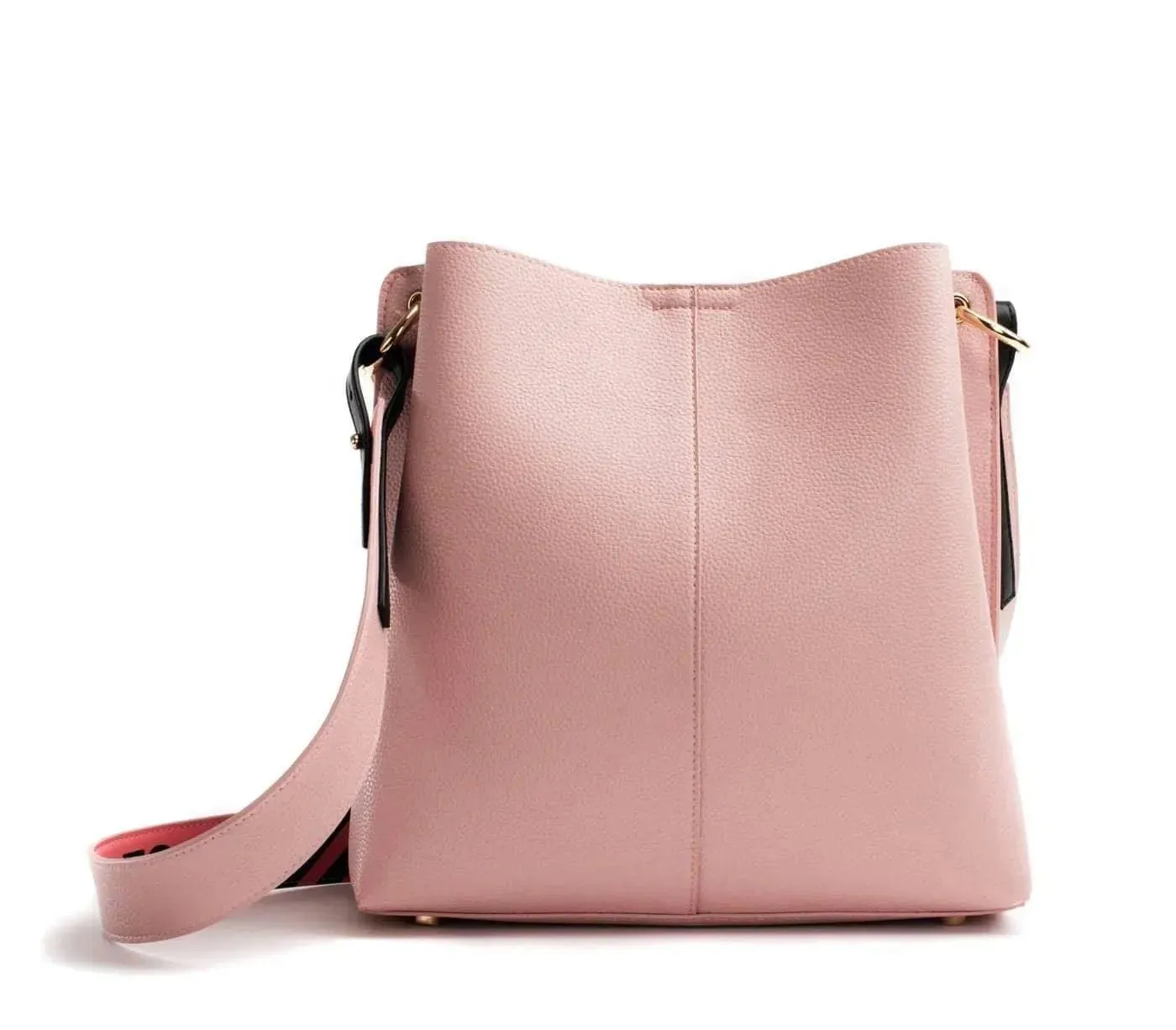 Tabitha - Pebble Vegan Leather Bucket Bag