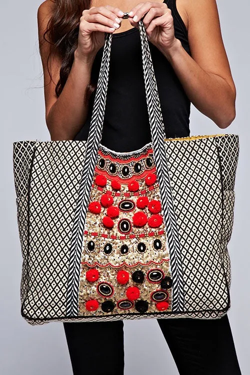Tapestry Rectangle Tote