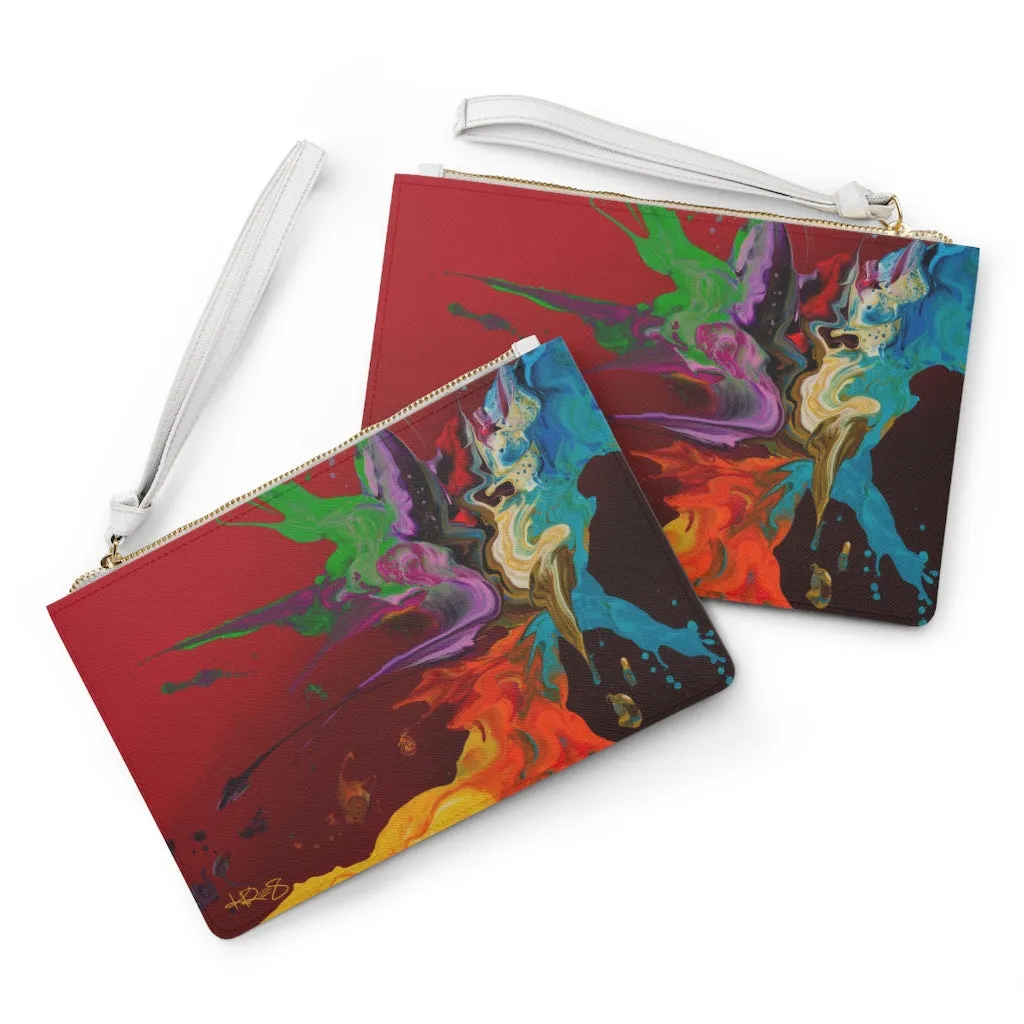 The Colors of Love Kre8 Saffiano Clutch Bag