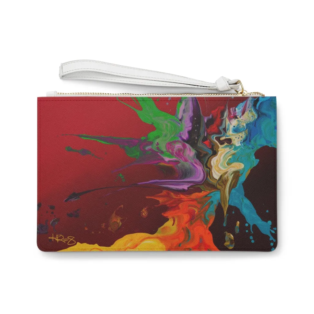 The Colors of Love Kre8 Saffiano Clutch Bag